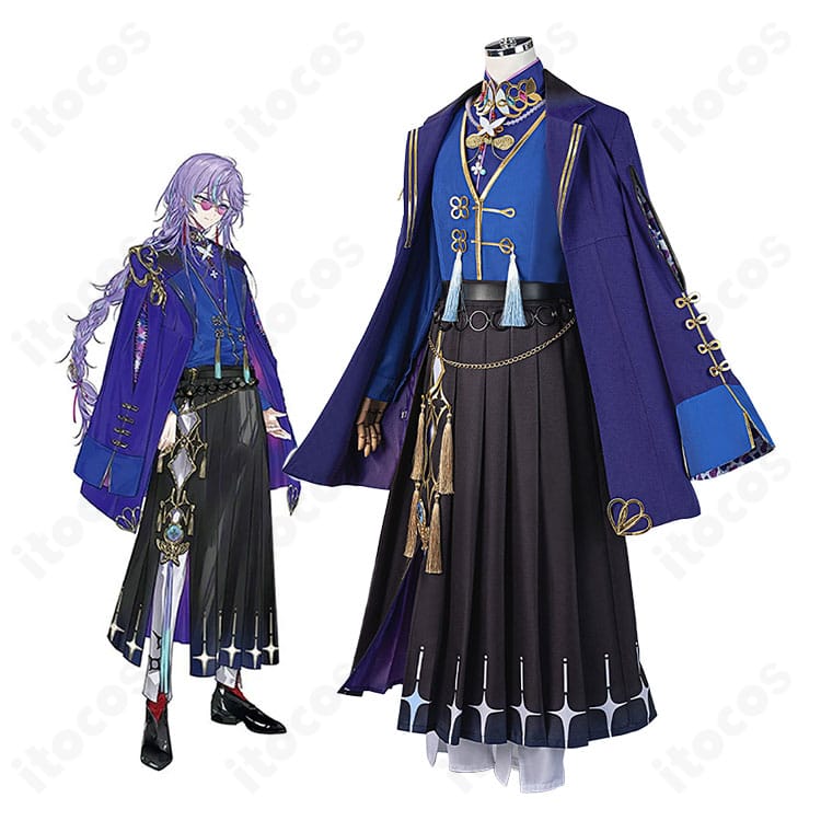 星導ショウのキャラクター画像とDytica 2周年記念コスプレ衣装の商品画像
