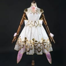 FGOアーケード カーマ（ミステイク）第三再臨 コスプレ衣装｜花飾りと大型リボンで華やかに - 1枚目の画像（サムネイル）