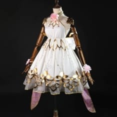 FGOアーケード カーマ（ミステイク）第三再臨 コスプレ衣装｜花飾りと大型リボンで華やかに - 2枚目の画像（サムネイル）