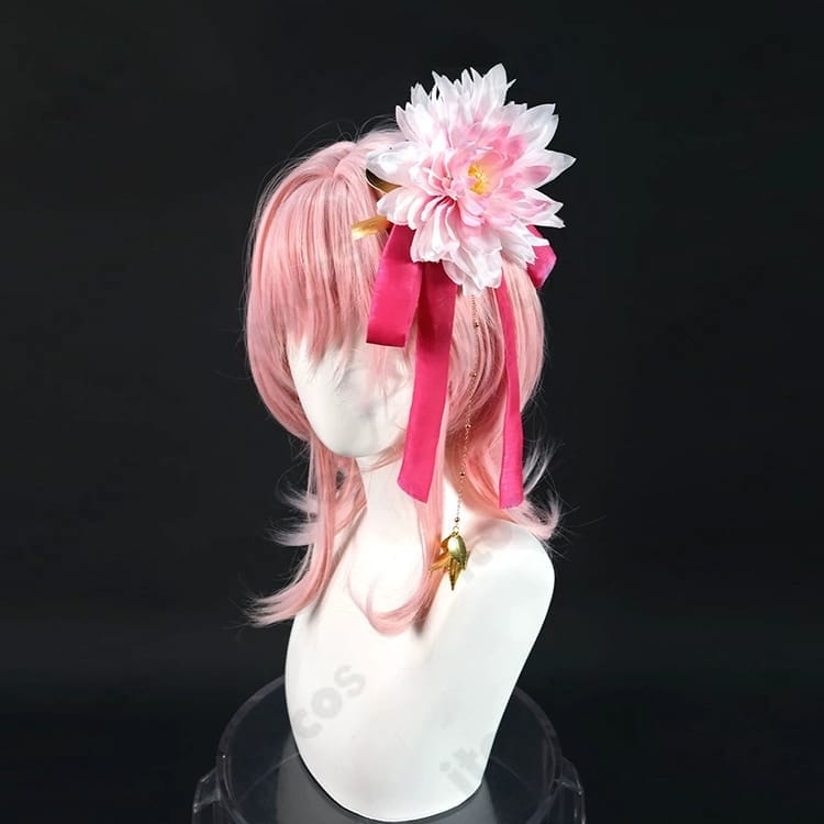 FGOアーケード カーマ（ミステイク）第三再臨 コスプレ衣装｜花飾りと大型リボンで華やかに - 4枚目の画像