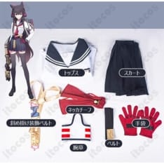 ブルーアーカイブ（ブルアカ）七度ユキノ（ユキノ）コスプレ衣装｜撮影向け制服７点セット - 5枚目の画像（サムネイル）