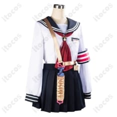 ブルーアーカイブ（ブルアカ）七度ユキノ（ユキノ）コスプレ衣装｜撮影向け制服７点セット - 2枚目の画像（サムネイル）