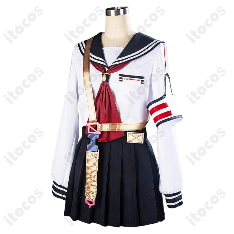ブルーアーカイブ（ブルアカ）七度ユキノ（ユキノ）コスプレ衣装｜撮影向け制服７点セット - 3枚目の画像
