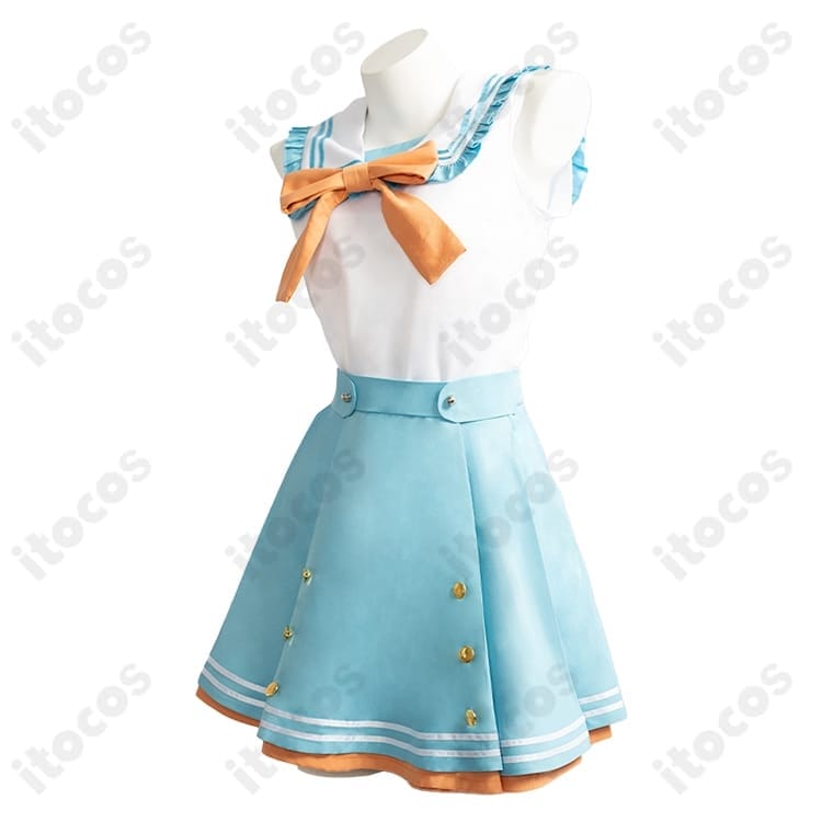 ホロライブ（ホロ）大空スバル（スバル）ラブミ！コスプレ衣装｜着心地重視のセーラー風 - 2枚目の画像