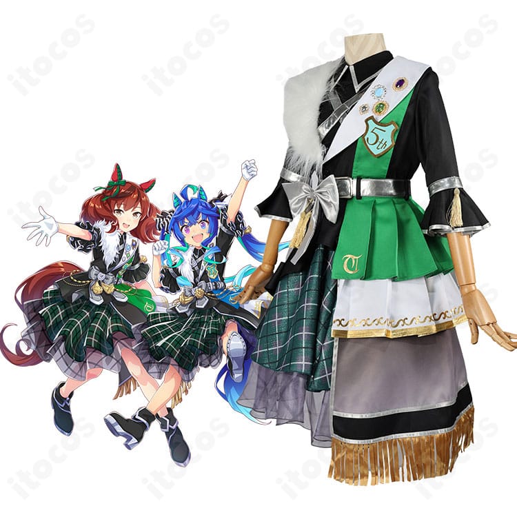 ウマ娘 プリティーダービーのナイスネイチャのキャラクター画像と5th GAZEライブ衣装の商品画像
