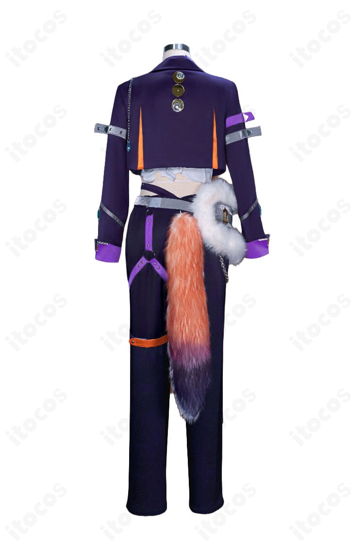 ルーピンハロウィンコスプレ衣装の背面