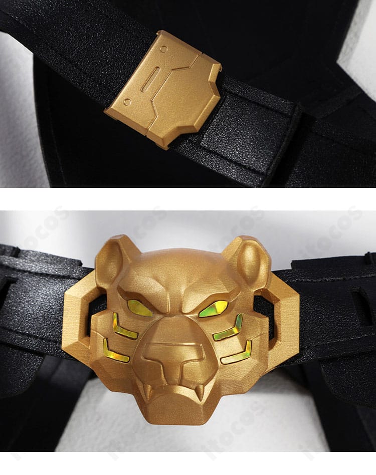 コスプレ衣装の腰帯部分のディテール