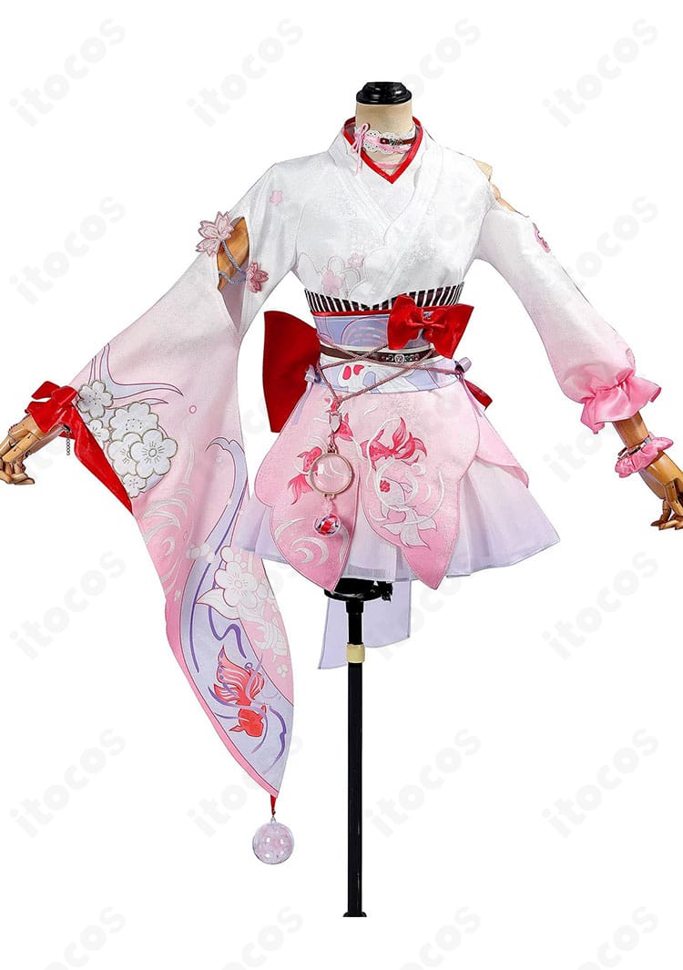 緋英「月待つ花時」コスプレ衣装の正面