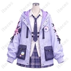 結城さくな 2026新衣装 制服Ver. コスプレ衣装｜ラベンダーの制服風コーデで撮影に - 1枚目の画像（サムネイル）