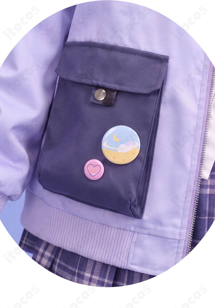 結城さくな 制服Ver.のアウターのポケット部分