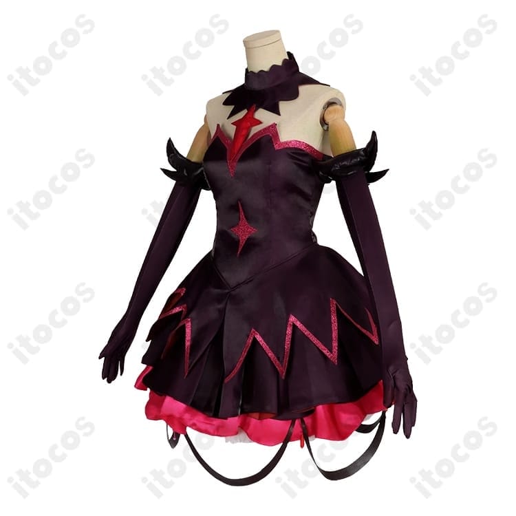 名探偵プリキュア！森亜るるか エクリプス・シャドウVer. コスプレ衣装｜翼付き７点セット - 2枚目の画像