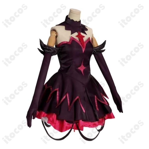 名探偵プリキュア！森亜るるか エクリプス・シャドウVer. コスプレ衣装｜翼付き７点セット