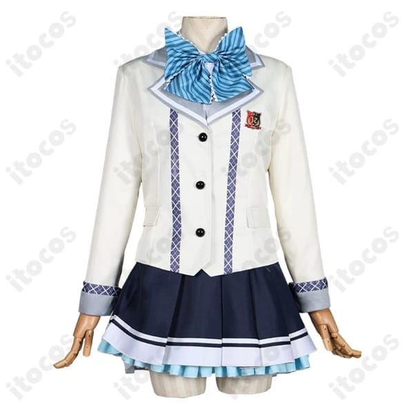 オンゲキ bright MEMORY 珠洲島有栖の制服コスプレ衣装｜撮影向け６点セット