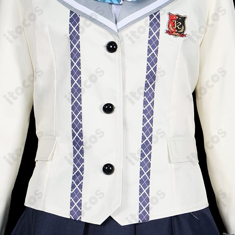 オンゲキ bright MEMORY 珠洲島有栖の制服コスプレ衣装｜撮影向け６点セット - 5枚目の画像