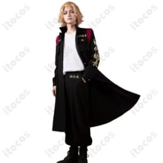 東京卍リベンジャーズ（東リベ）佐野万次郎（マイキー）特攻服コスプレ衣装｜撮影向け６点セット - 3枚目の画像（サムネイル）