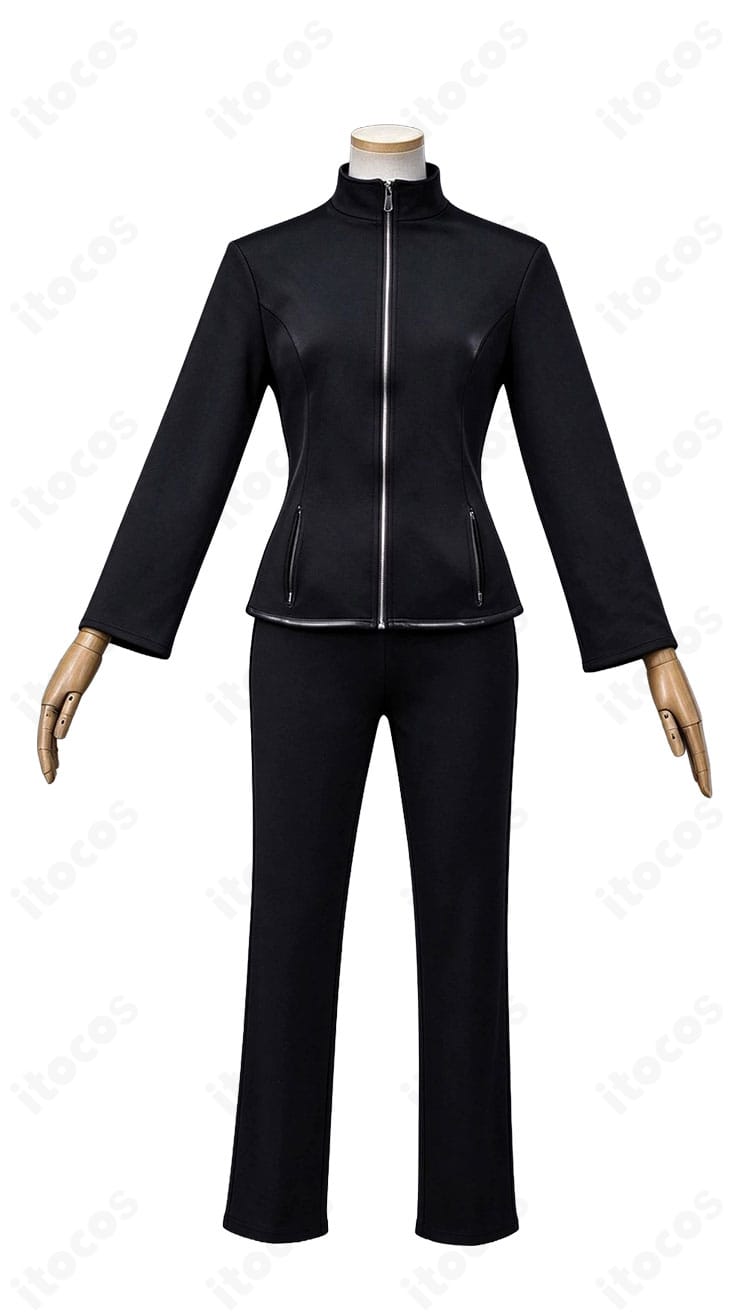 良秀のLCB囚人コスプレ衣装を正面から見た画像