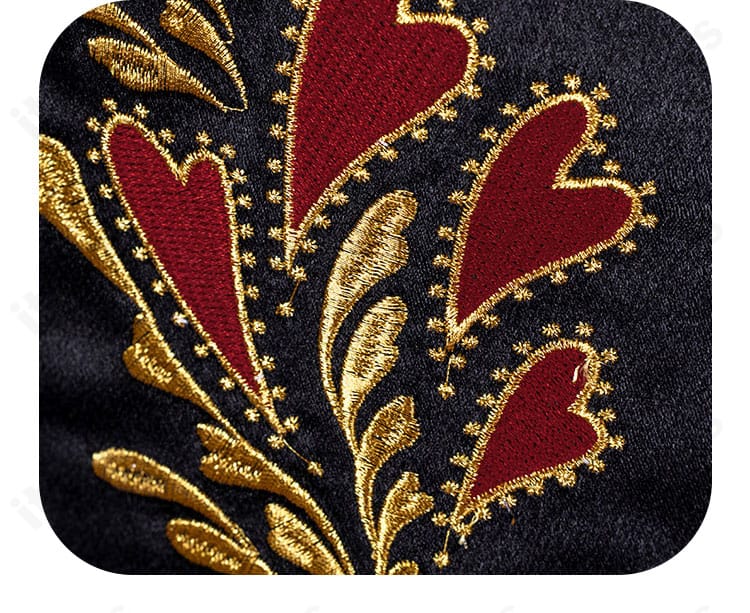 リドル・ローズハート用マスカレードドレスの刺繍部分の拡大