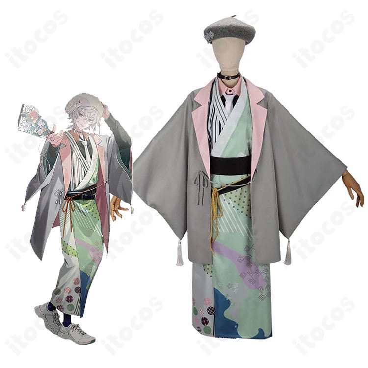 にじさんじ 叢雲カゲツのキャラクター画像とハッピーパック2025のコスプレ衣装