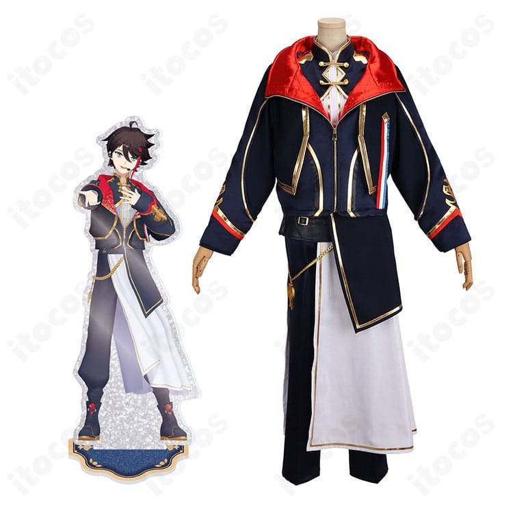 にじさんじの三枝明那のキャラクター画像と共通衣装 FANTASIA Ver.のコスプレ商品衣装