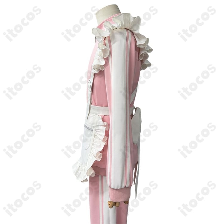 あんさんぶるスターズ！！（あんスタ）萌え萌え文化祭ジャージメイドコスプレ衣装 - 4枚目の画像