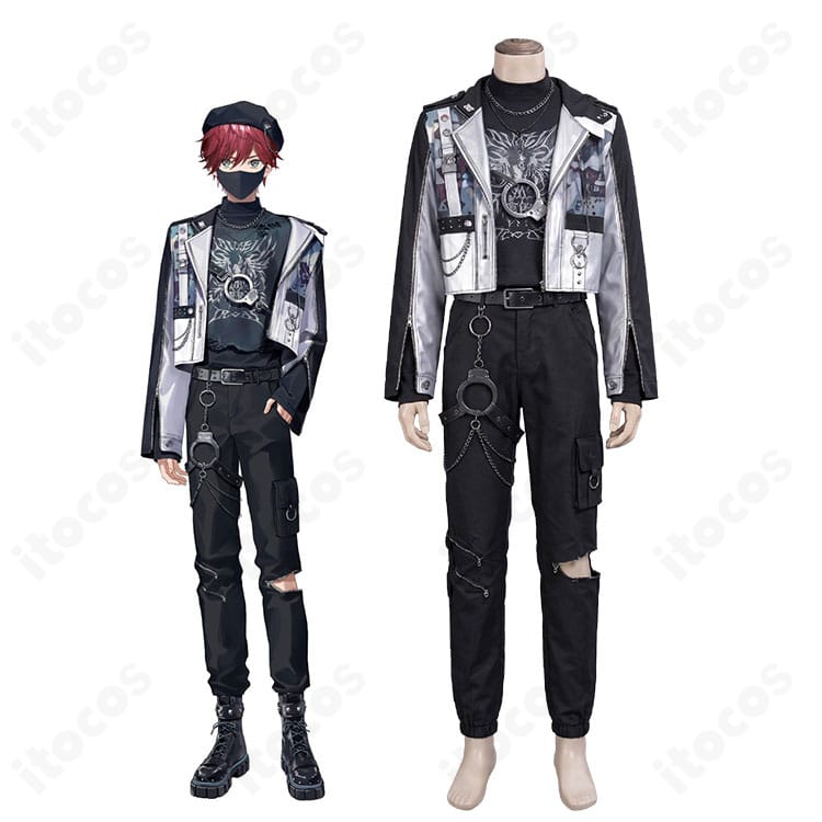 にじさんじ ローレン・イロアスのキャラクター画像と私服版コスプレ衣装の商品画像