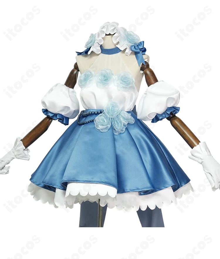 レム/ラム ローズドレスの商品衣装の細部