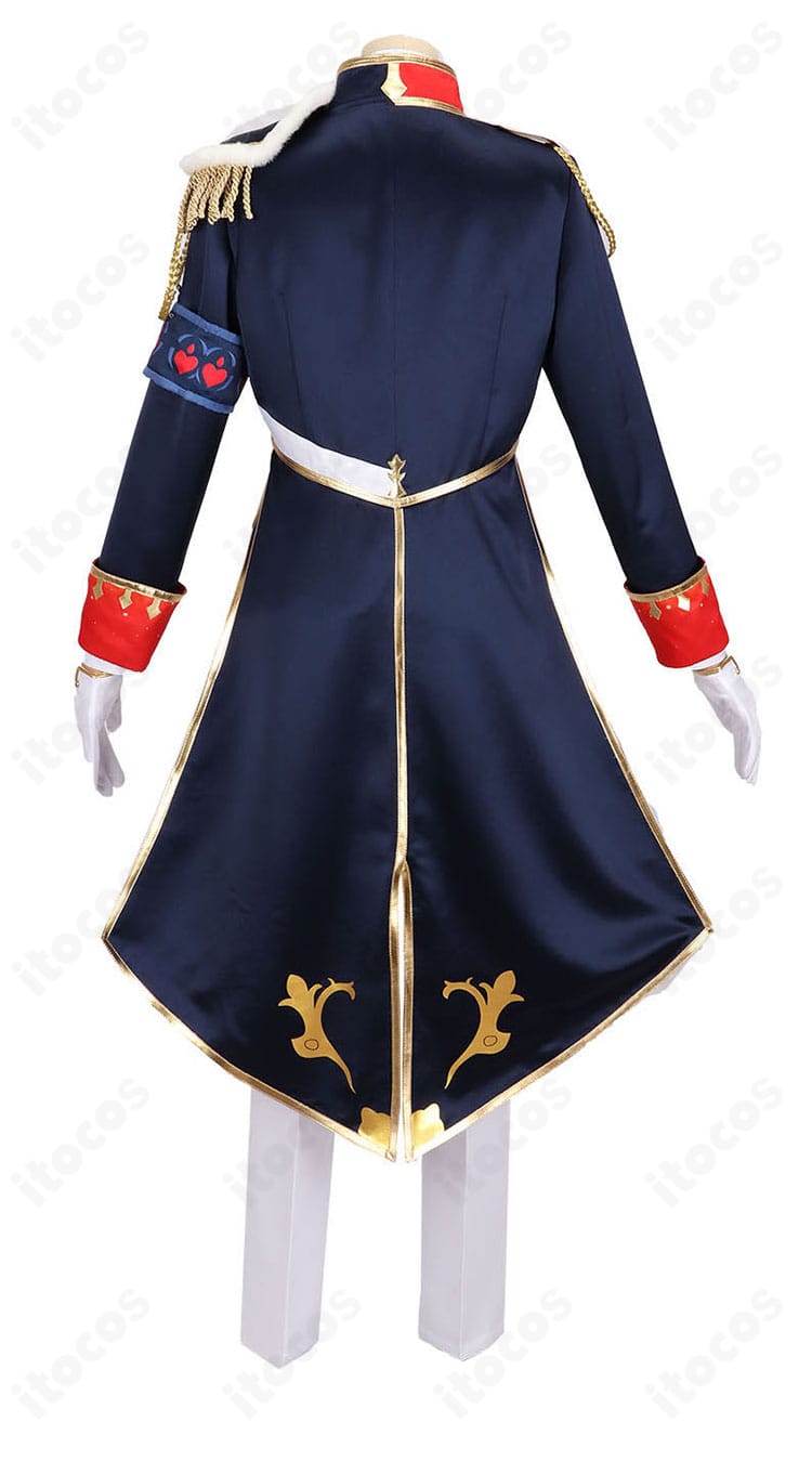 夢追翔の共通衣装コスプレの背面、燕尾服風ジャケットの後ろ姿