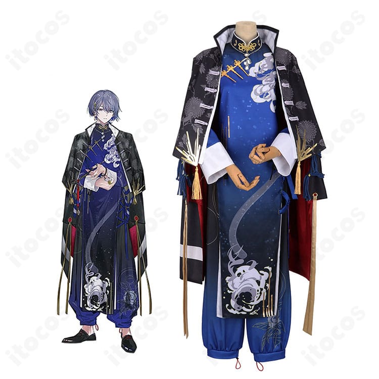 にじさんじ 小柳ロウのキャラクター画像とディティカ2周年記念チャイナ風コスプレ衣装