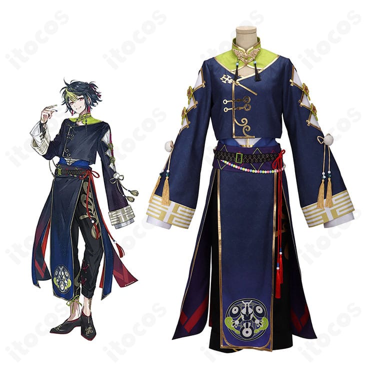 にじさんじ 伊波ライのキャラクター画像とディティカ２周年コスプレ衣装の商品画像