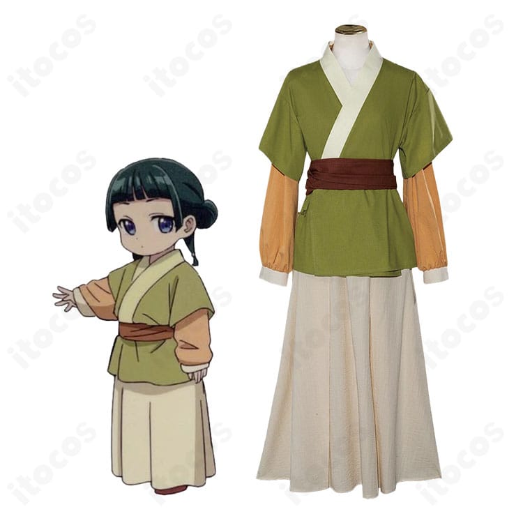 薬屋のひとりごと・猫猫(マオマオ)のキャラクター画像と幼少期コスプレ衣装
