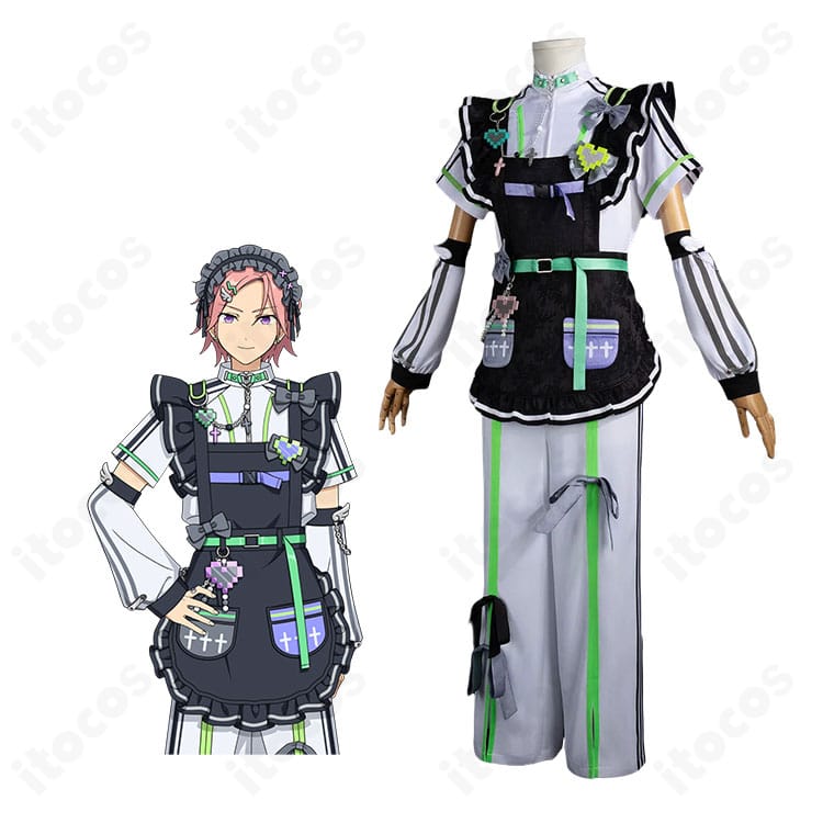 あんさんぶるスターズ!! 桜河こはくのキャラクター画像とMEMEIDコスプレ衣装の商品画像