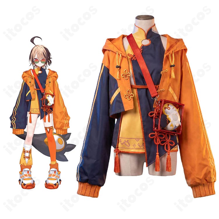 ホロライブEnglish ジジ・ムリンのキャラクター画像とプレイフルコスプレ衣装の商品画像