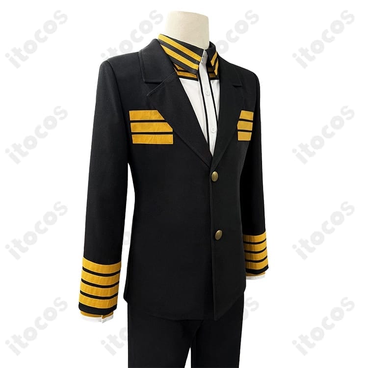 日本三國 三角青輝・阿佐馬芳経・賀来泰明 大和制服Ver.のコスプレ衣装４点セット - 3枚目の画像