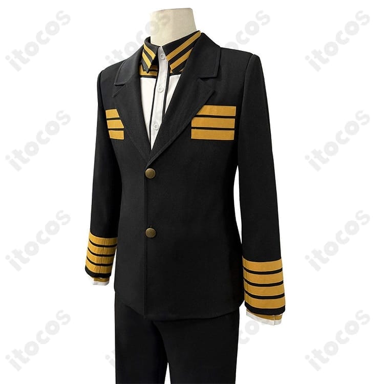 日本三國 三角青輝・阿佐馬芳経・賀来泰明 大和制服Ver.のコスプレ衣装４点セット - 4枚目の画像
