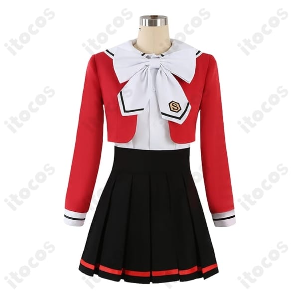 魔法騎士レイアース｜獅堂光（光）制服版コスプレ衣装、爽やかな学園風の４点セット