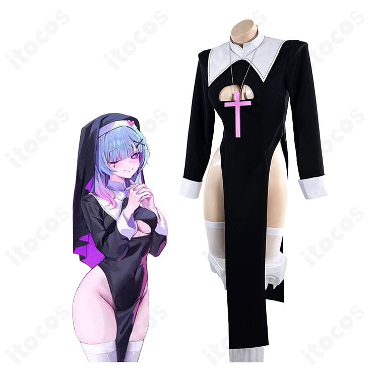 ラビットホール 初音ミクのキャラクター画像とシスターアレンジのコスプレ衣装