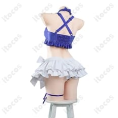 Fate/Grand Order（FGO）マシュ・キリエライトの常夏水着Ver.03コスプレ衣装 - 4枚目の画像（サムネイル）