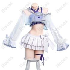 Fate/Grand Order（FGO）マシュ・キリエライトの常夏水着Ver.03コスプレ衣装 - 1枚目の画像（サムネイル）