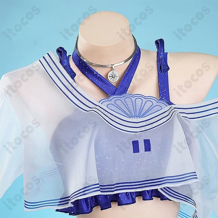 Fate/Grand Order（FGO）マシュ・キリエライトの常夏水着Ver.03コスプレ衣装 - 5枚目の画像