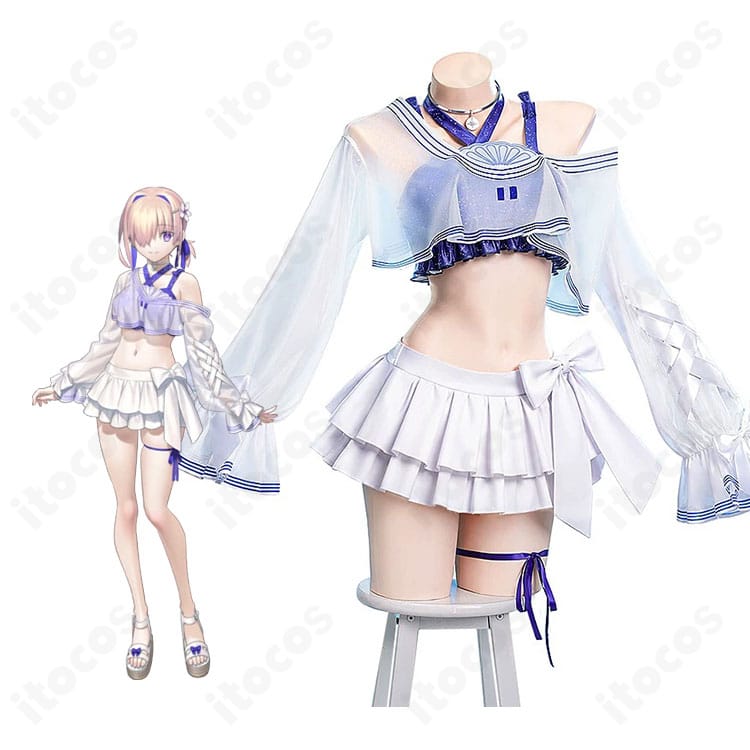 Fate/Grand Order マシュ・キリエライトのキャラクター画像と常夏の水着Ver.03コスプレ衣装