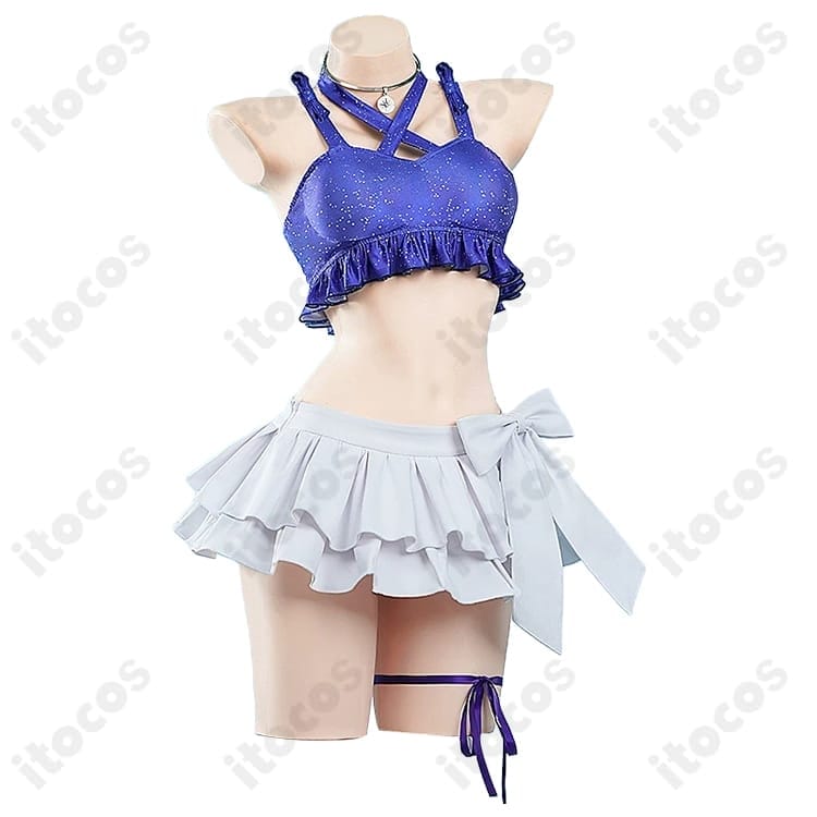 Fate/Grand Order（FGO）マシュ・キリエライトの常夏水着Ver.03コスプレ衣装 - 3枚目の画像