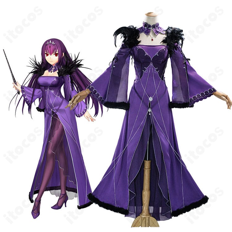 Fate/Grand Order スカサハ=スカディのキャラクター画像と女王風コスプレ衣装
