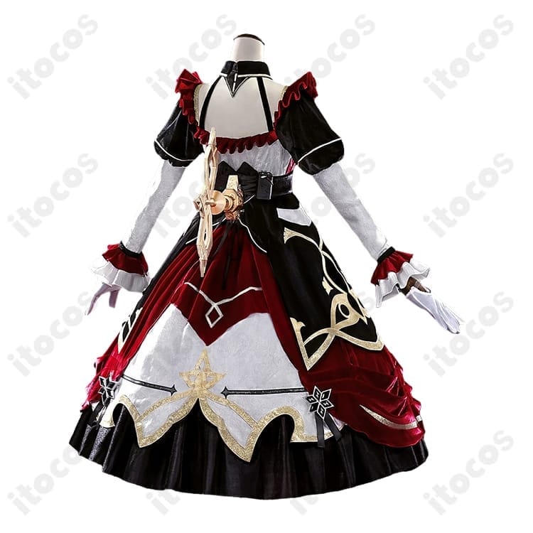 原神 サンドローネ「傀儡」旧デザインのコスプレ衣装｜撮影向け装飾付きワンピース一式 - 2枚目の画像
