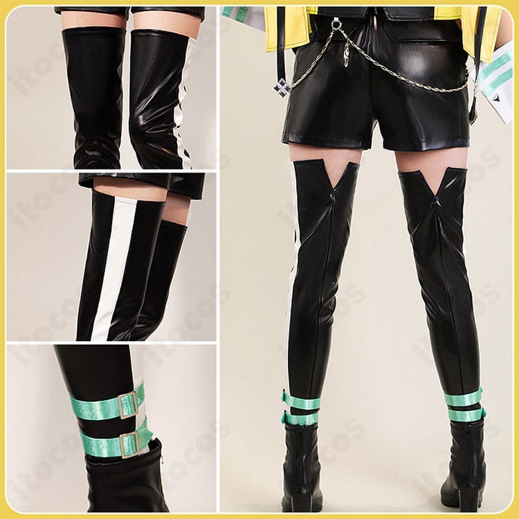 ルーラーシップ勝負服のレッグカバーとショートパンツのディテール