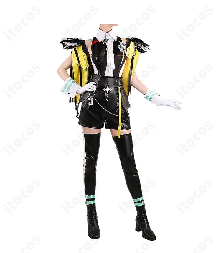 ルーラーシップ勝負服コスプレ衣装の正面と装飾配置