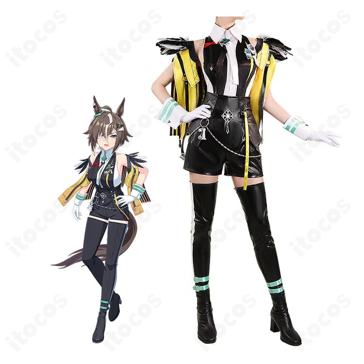 ウマ娘 プリティーダービー ルーラーシップのキャラクター画像と勝負服コスプレ衣装の商品画像