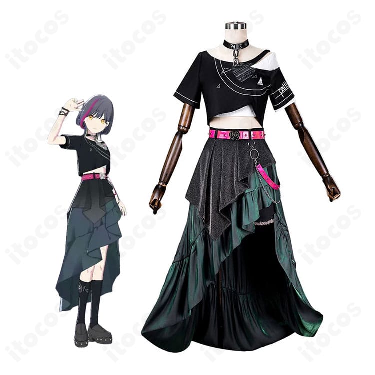 プロセカの白石杏「PaⅢ.SENSATION 特訓前」のキャラクター画像とコスプレ衣装の商品画像