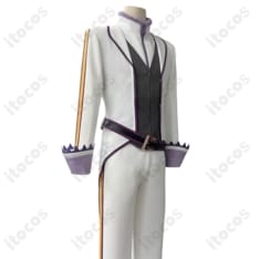 Re:ゼロから始める異世界生活（リゼロ）ナツキ・スバル騎士叙勲式コスプレ衣装６点セット - 4枚目の画像（サムネイル）