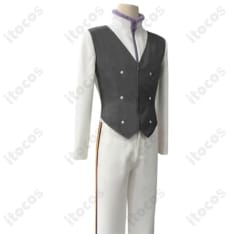 Re:ゼロから始める異世界生活（リゼロ）ナツキ・スバル騎士叙勲式コスプレ衣装６点セット - 7枚目の画像（サムネイル）