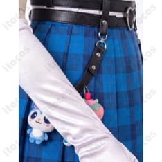 ホロライブ（ホロ）ラオーラ・パンテーラのオタク女子制服コスプレ衣装｜小物付きセット - 4枚目の画像（サムネイル）